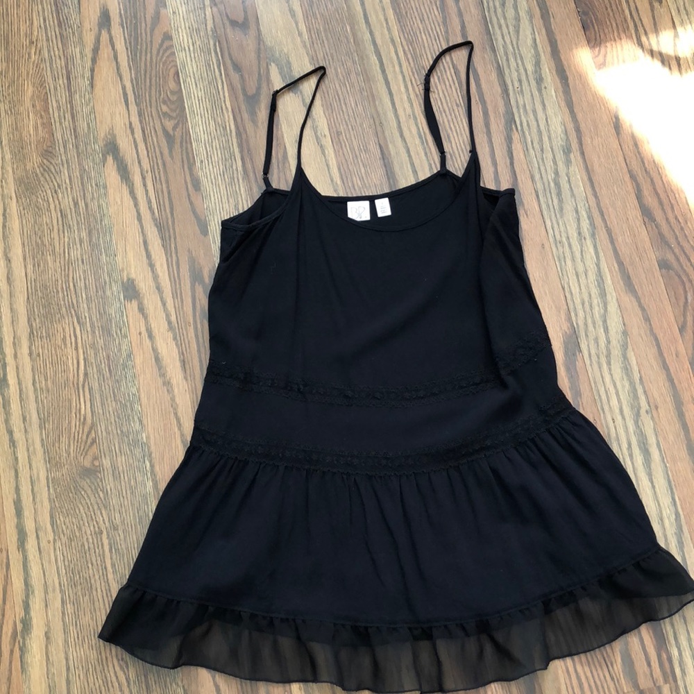 Black tank top
